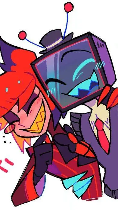 ai character: radiostatic  background