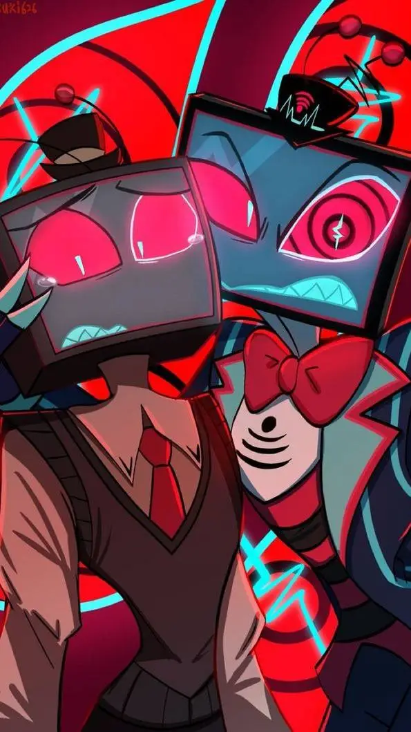 ai character: Vox y Vincent  background