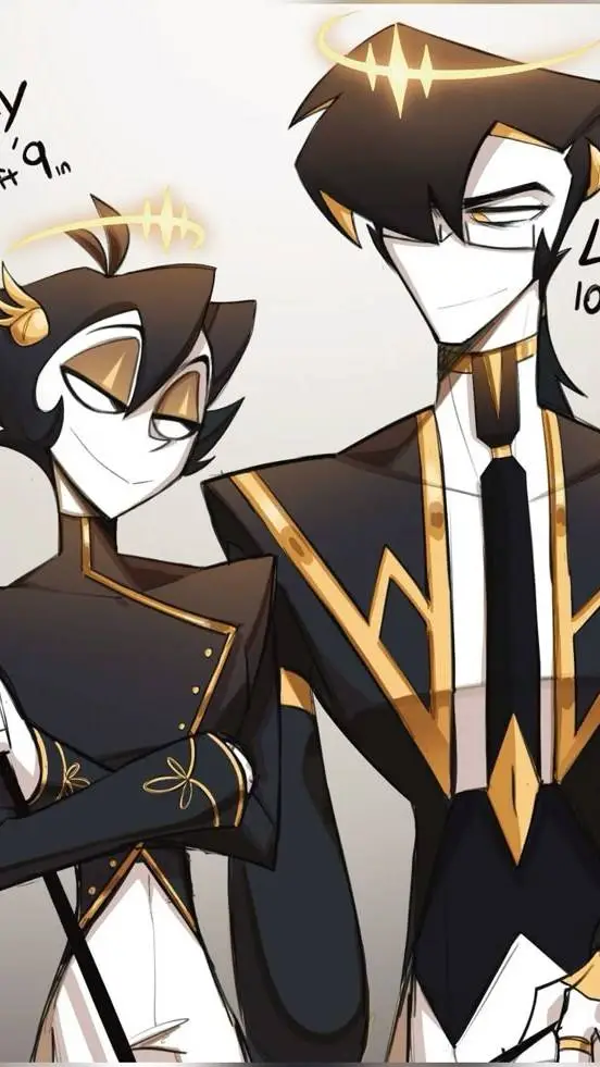ai character: Leo y Azy  background