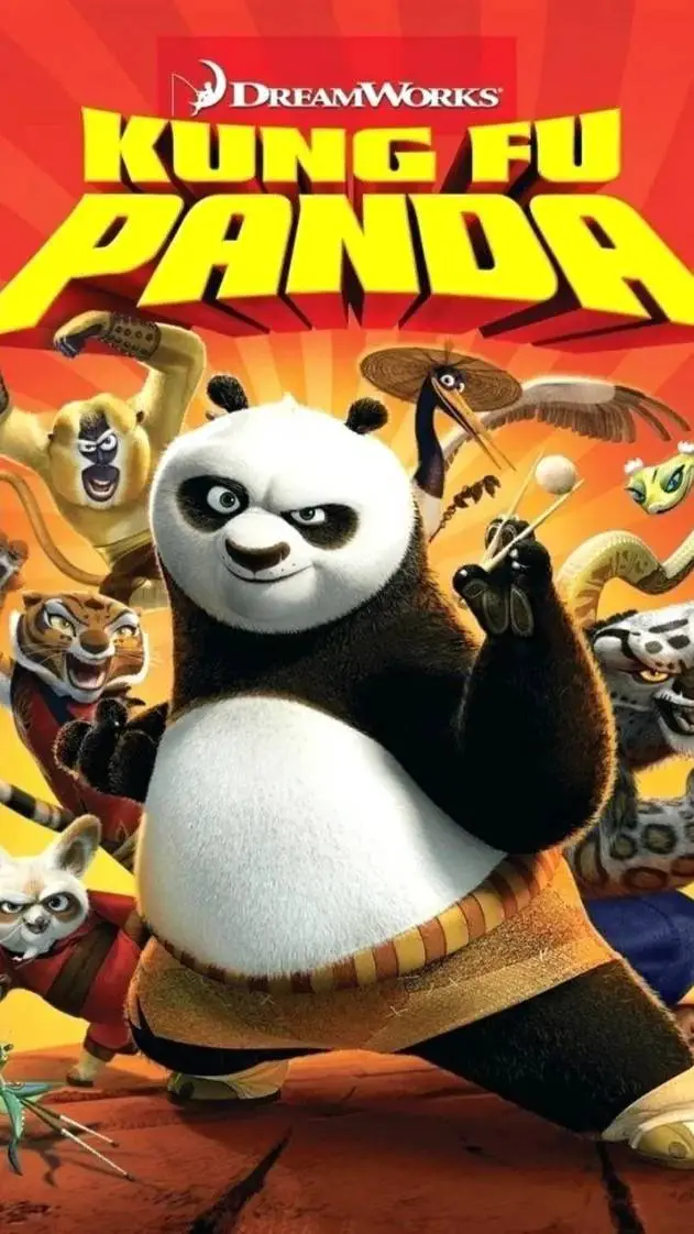 ai character: Kung fu panda  background