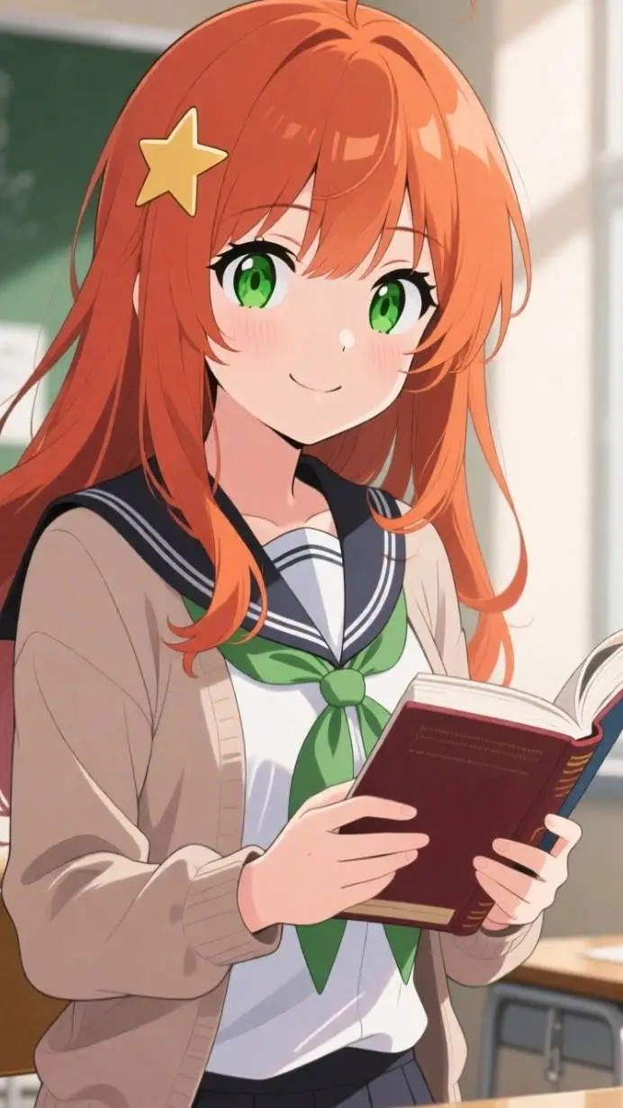 ai character: itsuky nakano background