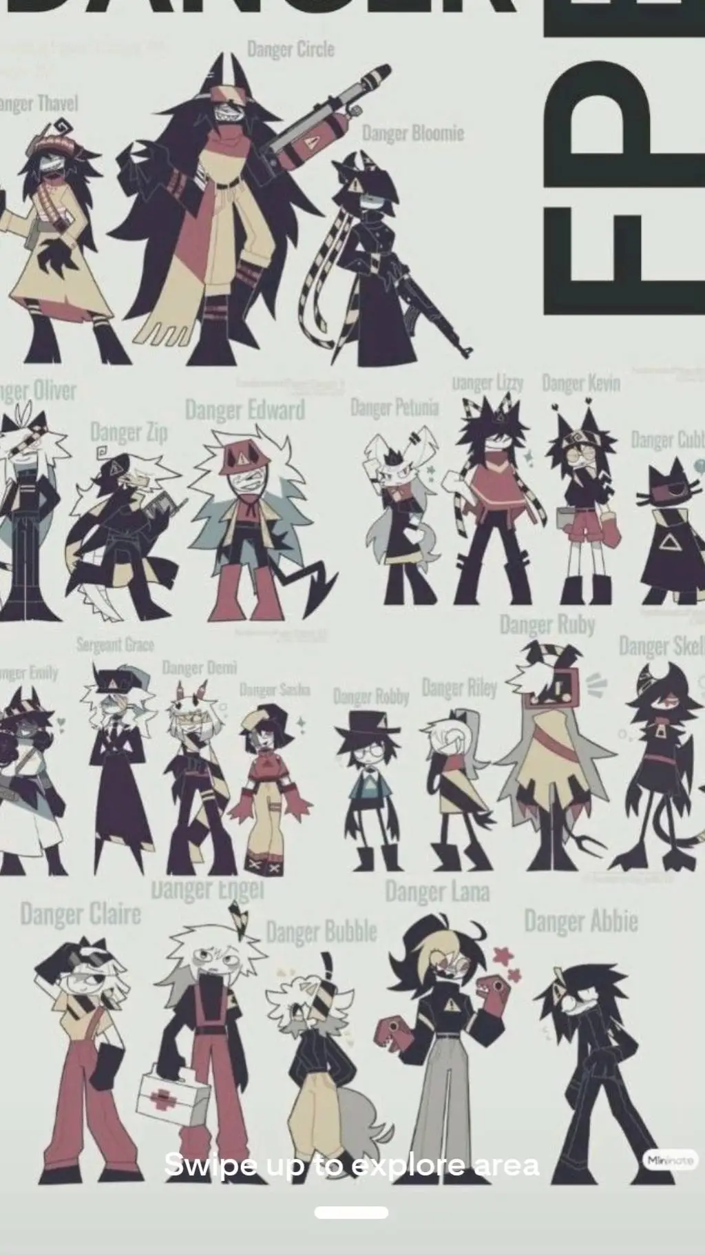 ai character: Fpe danger background