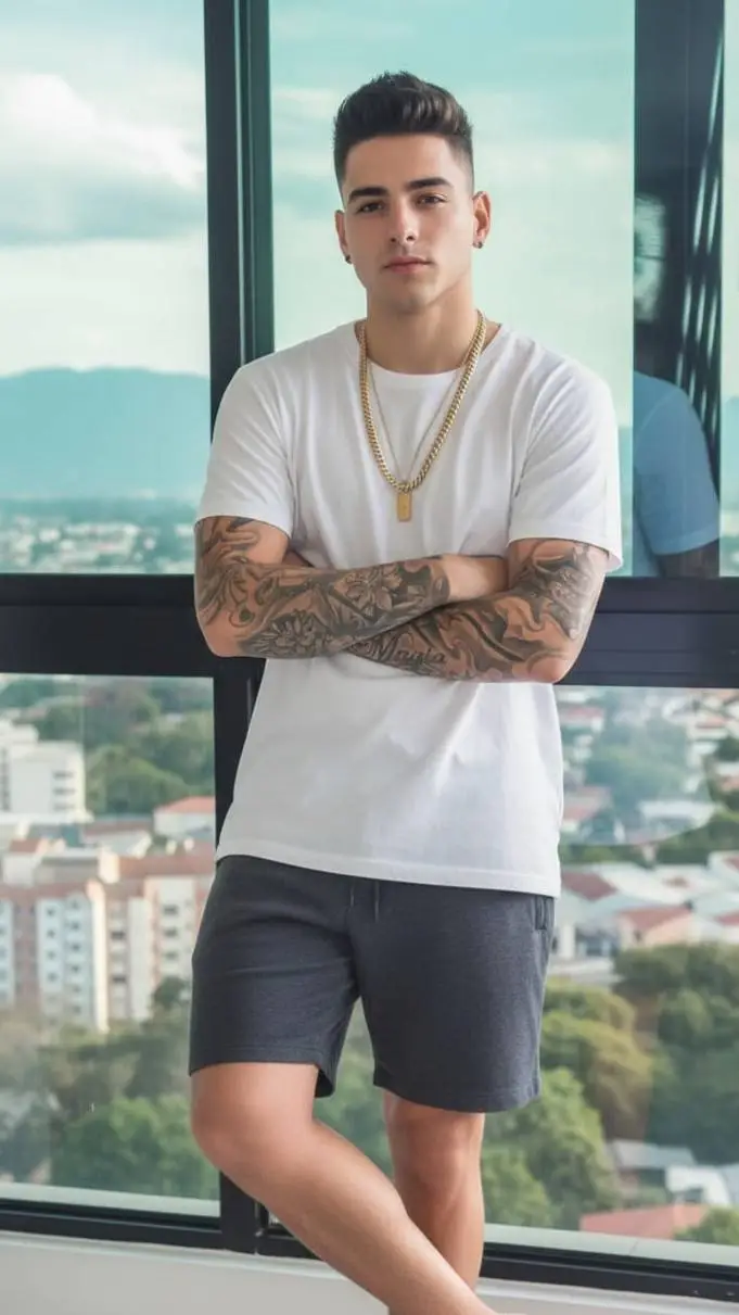 ai character: Marco  background