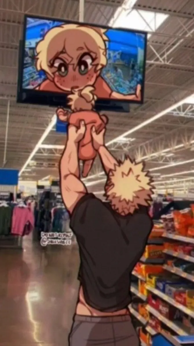 ai character: Bakugo /dad\ background