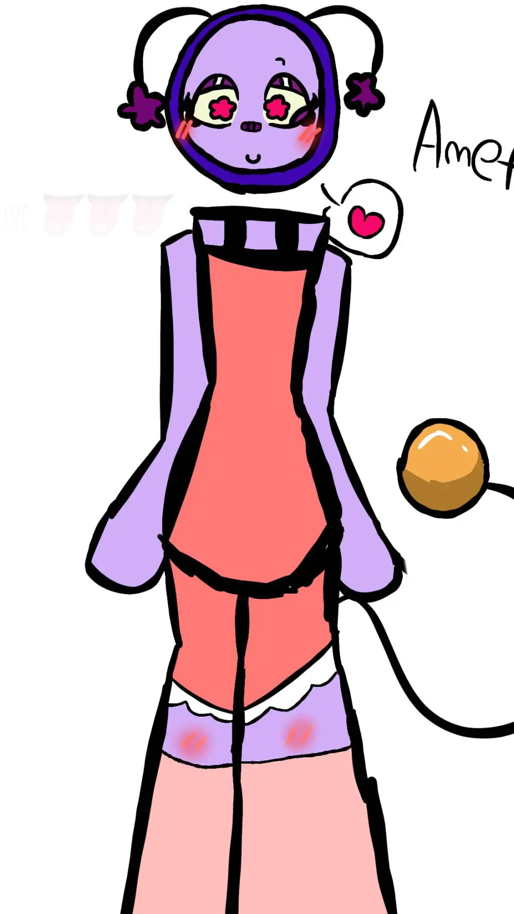 ai character: Amethyst!  background