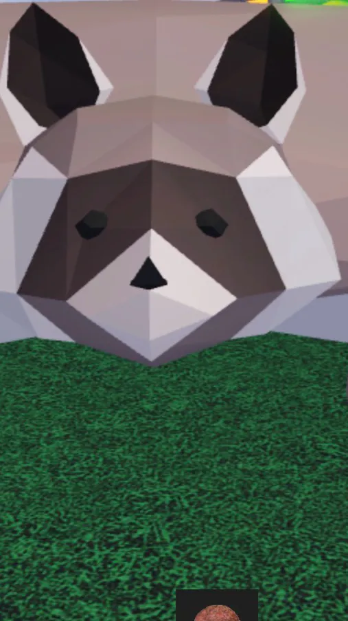 ai character: fatcoon  background