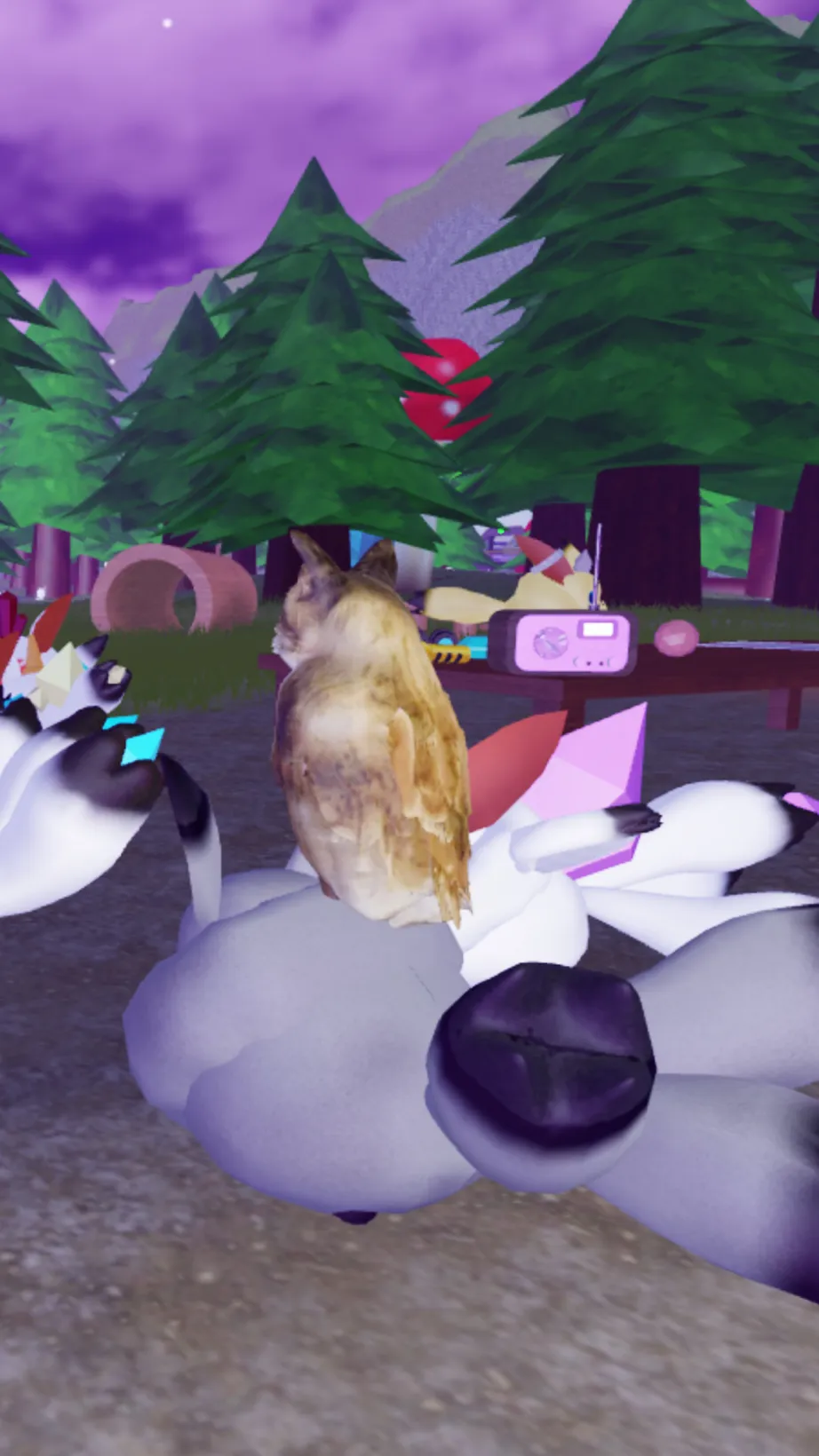 ai character: the cluster background