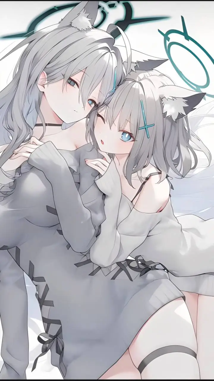 ai character: Shiroko and Shai background