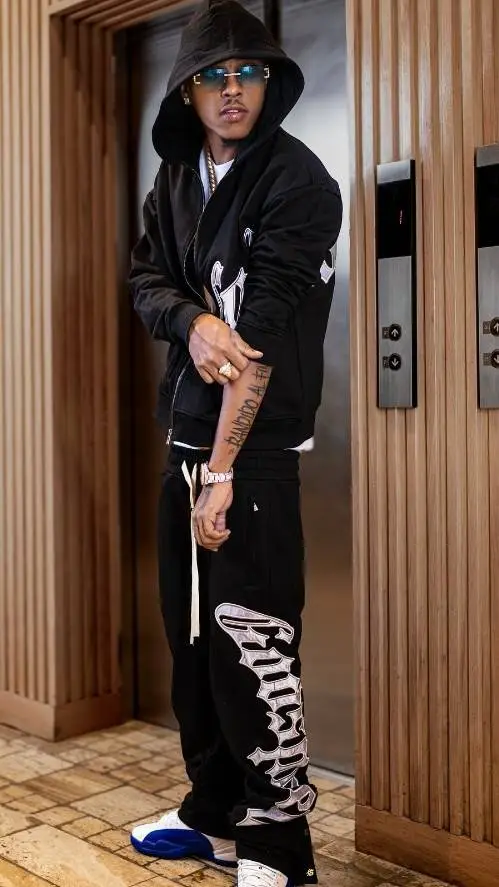 ai character: LIL NAAY  background