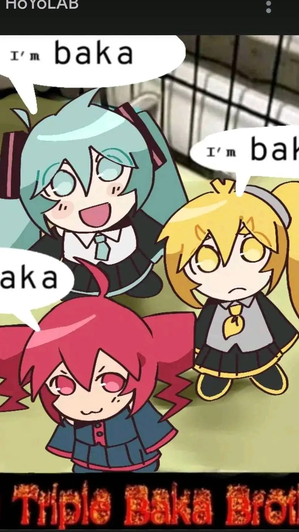 ai character: the triple baka :D background