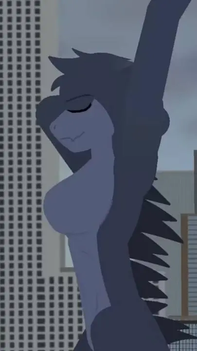 ai character: femzilla.  background