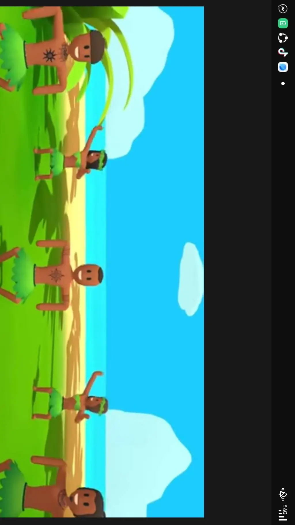 ai character: pineapple on pizza background