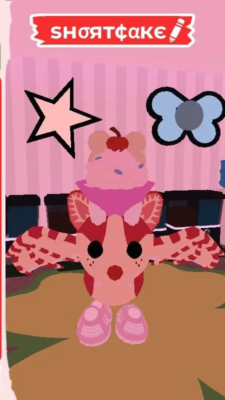 ai character: Ssbd🍓🍰🩷 background