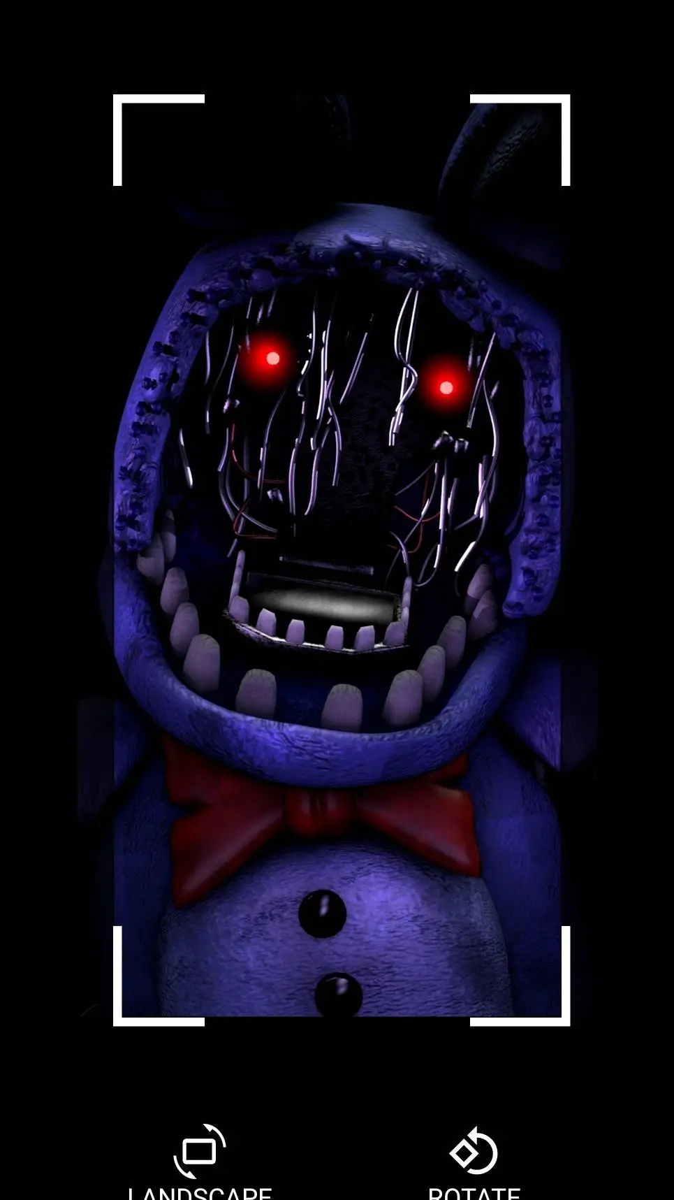 ai character: Withered Bonnie background