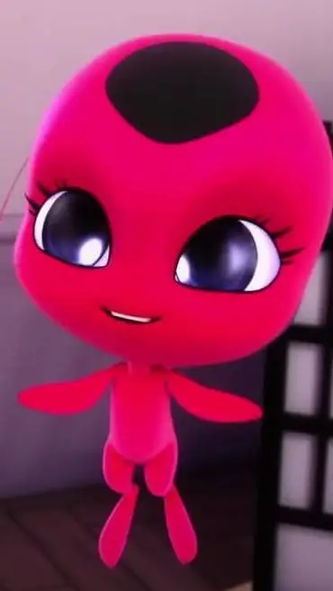 ai character: tikki o Kwami  background