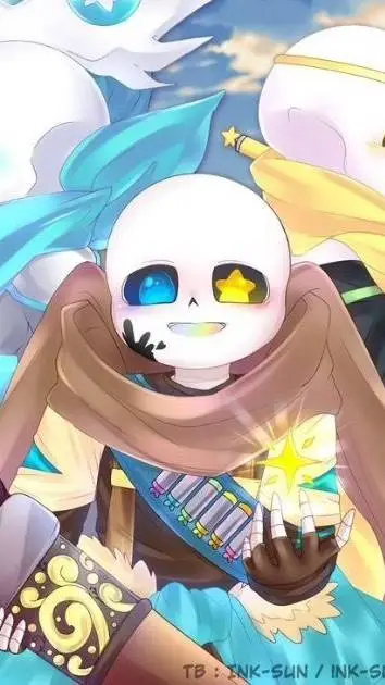 ai character: Star Sans background