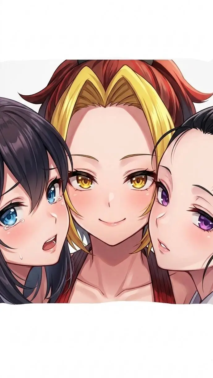 ai character: Las tres esposas background