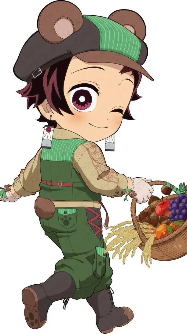 ai character: tanjiro background