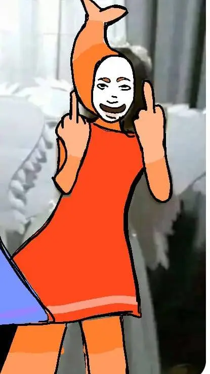 ai character: shrimpo background