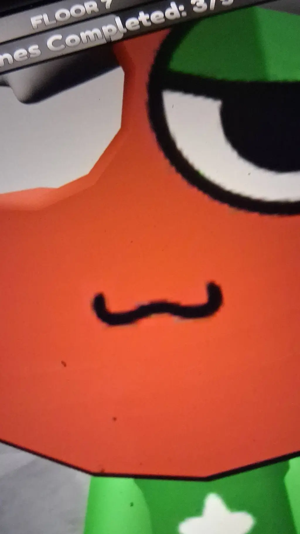 ai character: ginger!  background