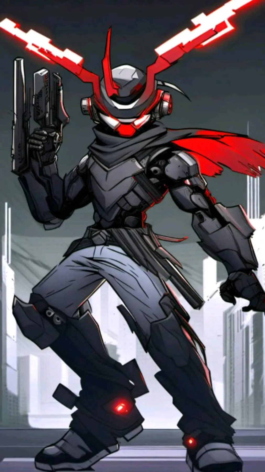 ai character: X vs Zack p2 background