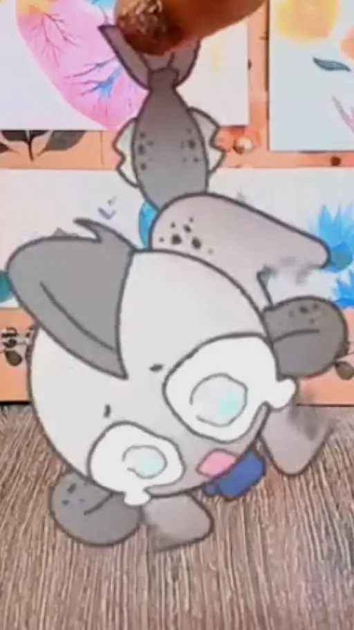 ai character: 🤍Silver🤍 background