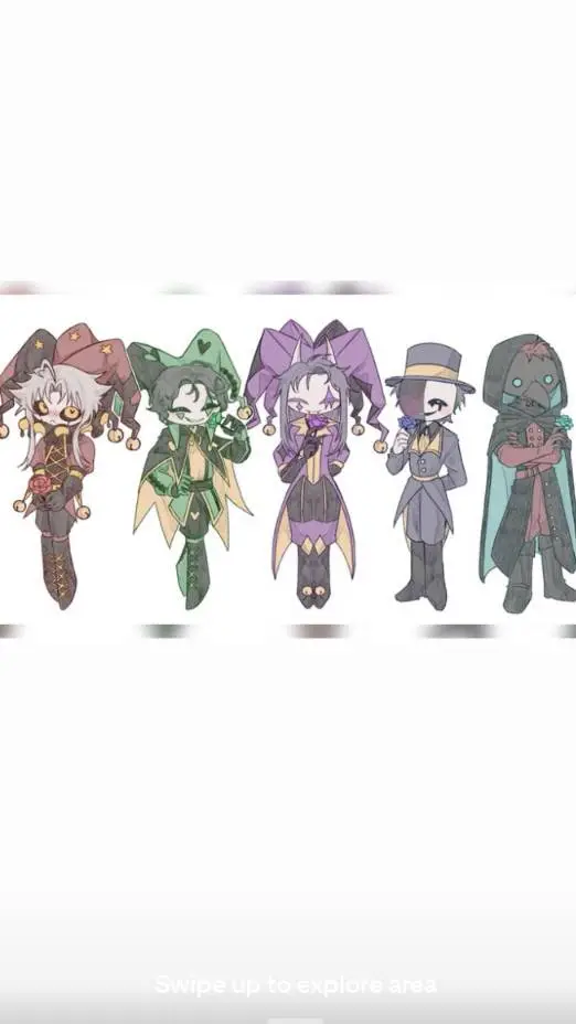ai character: the freak circus background