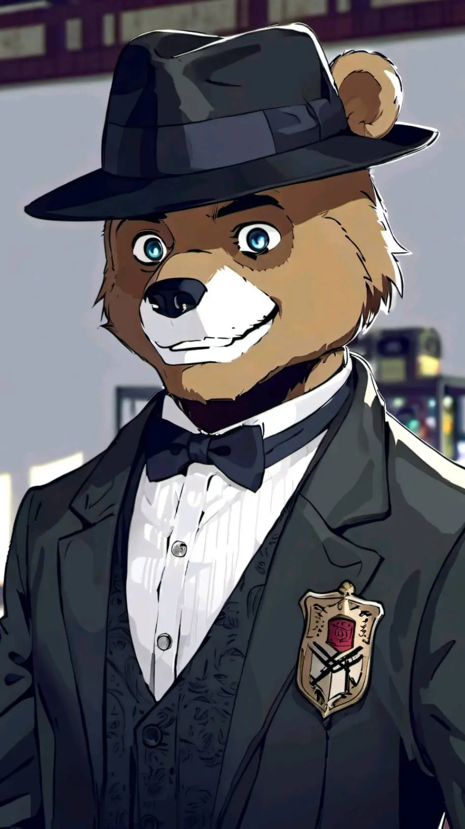 ai character: fredy🐻🧸🐻 background