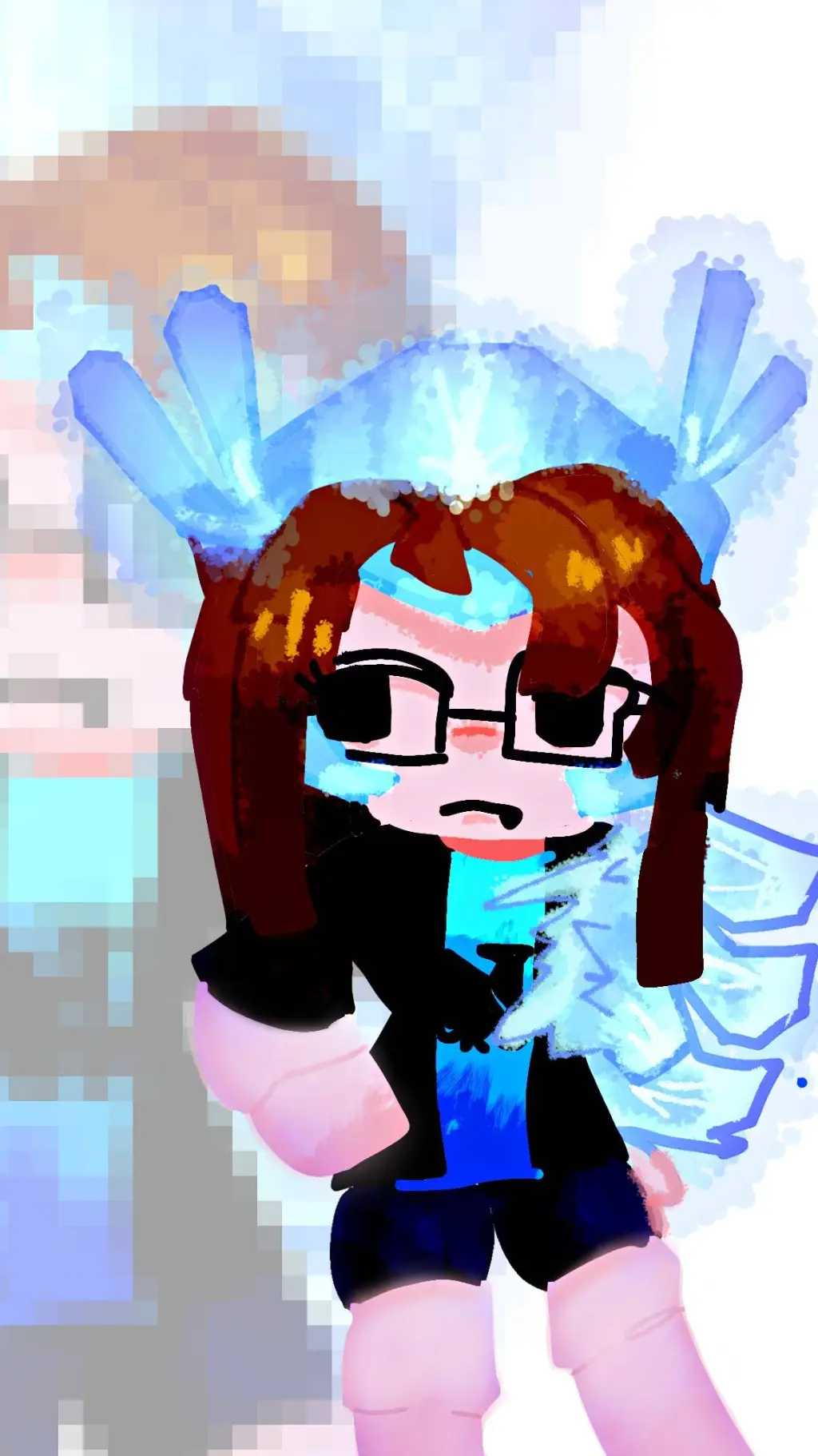 ai character: Glacia (roblox oc) background