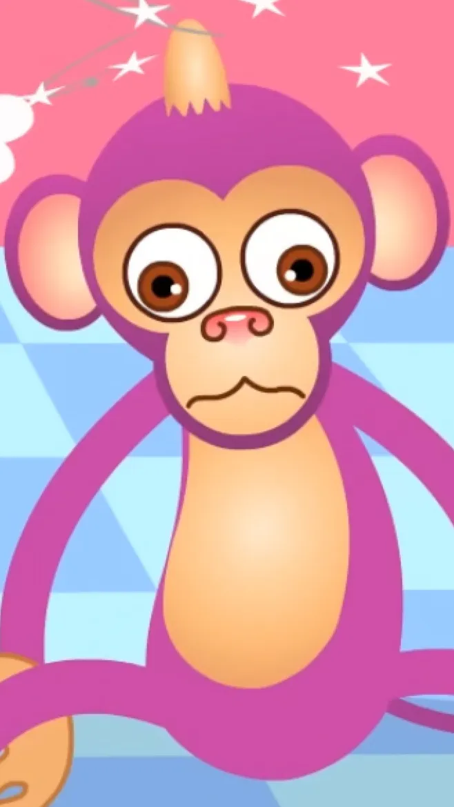 ai character: Purple Monkey background