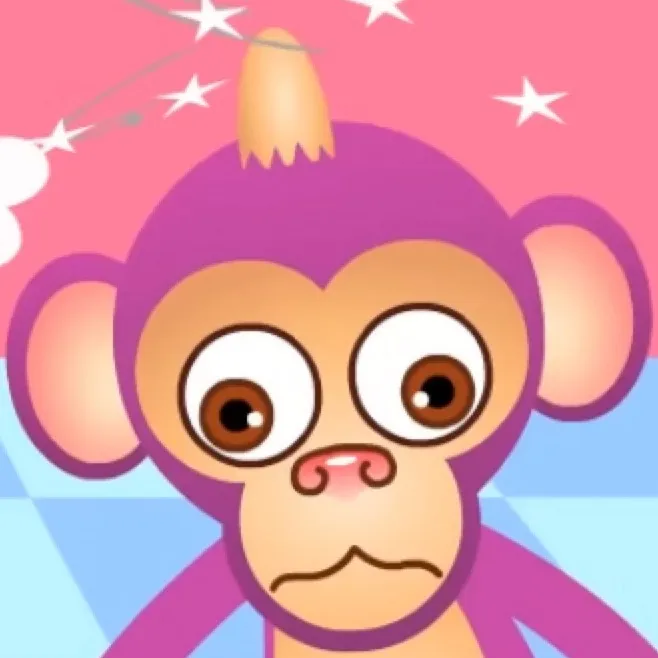 chat with ai character: Purple Monkey
