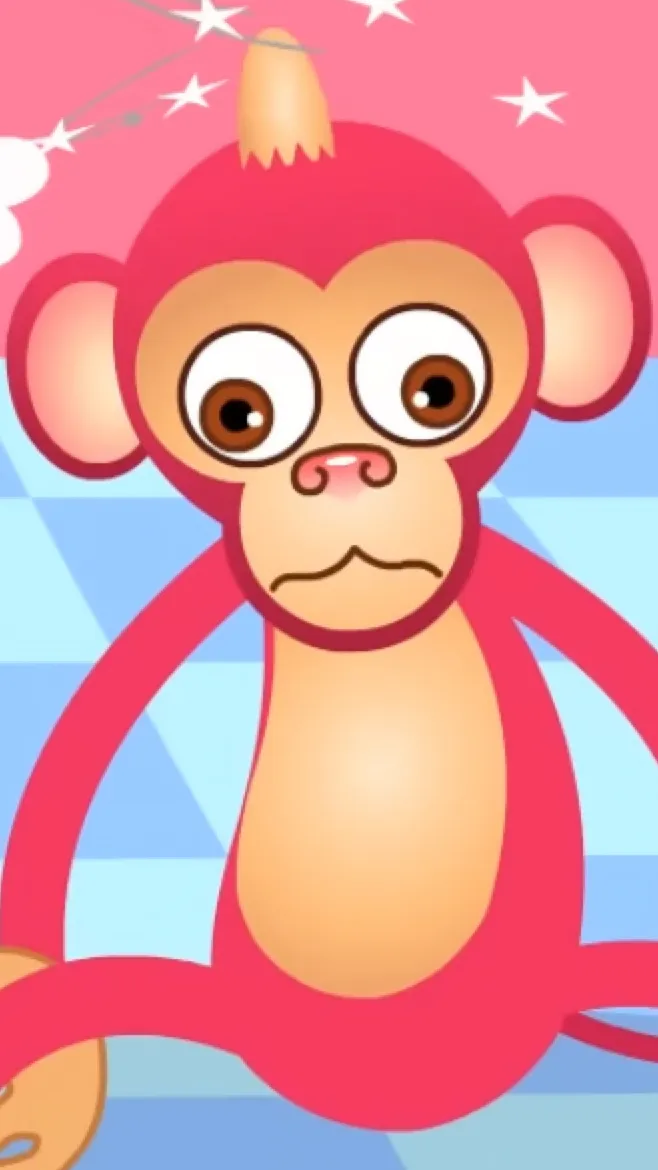 ai character: Red Monkey background