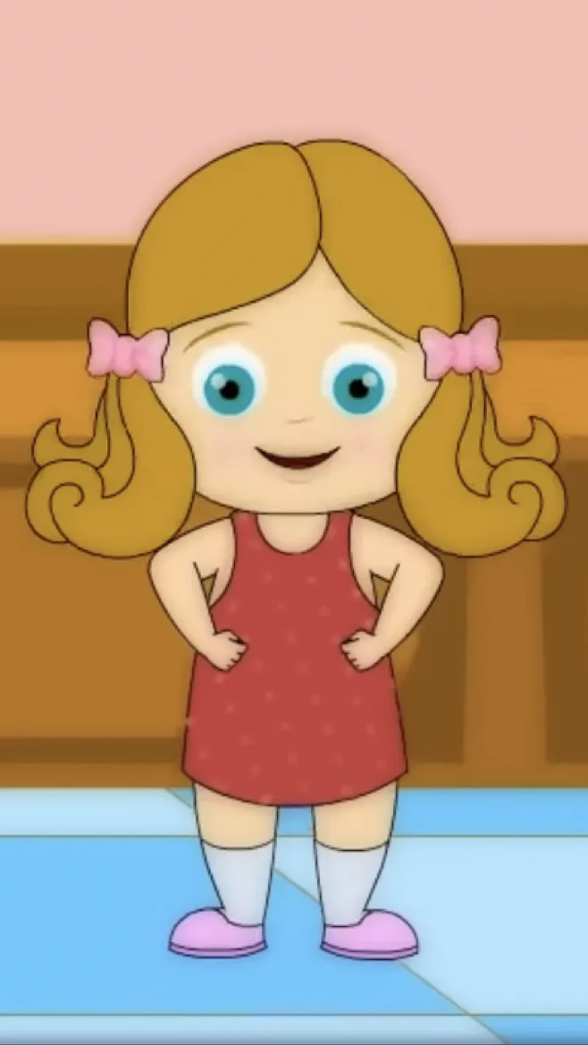 ai character: Girl background