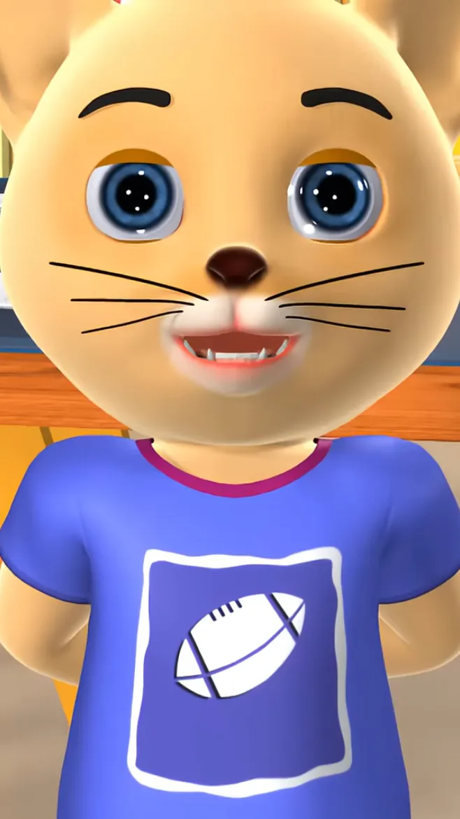 ai character: Kitten background