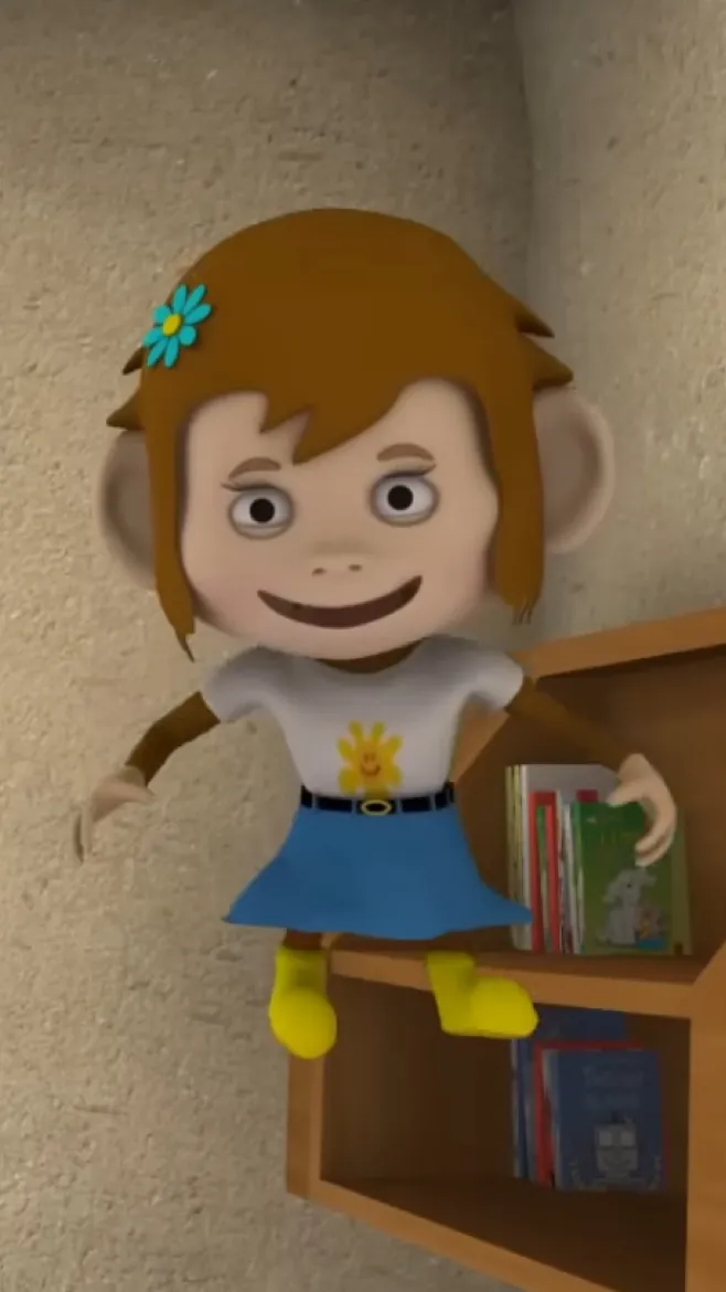 ai character: Sister Monkey background