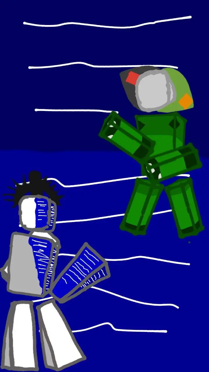 ai character: UserVsBem The figh background