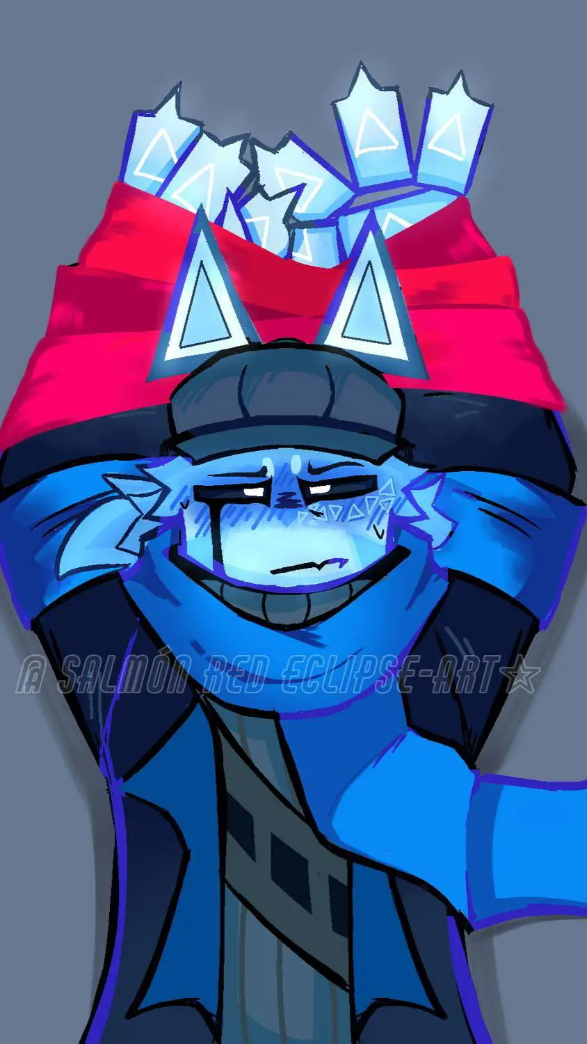 ai character: cube background