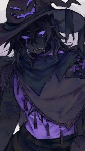 ai character: |💜★azure★💜| background