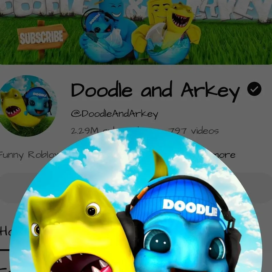 chat with ai character: doodle and arkey