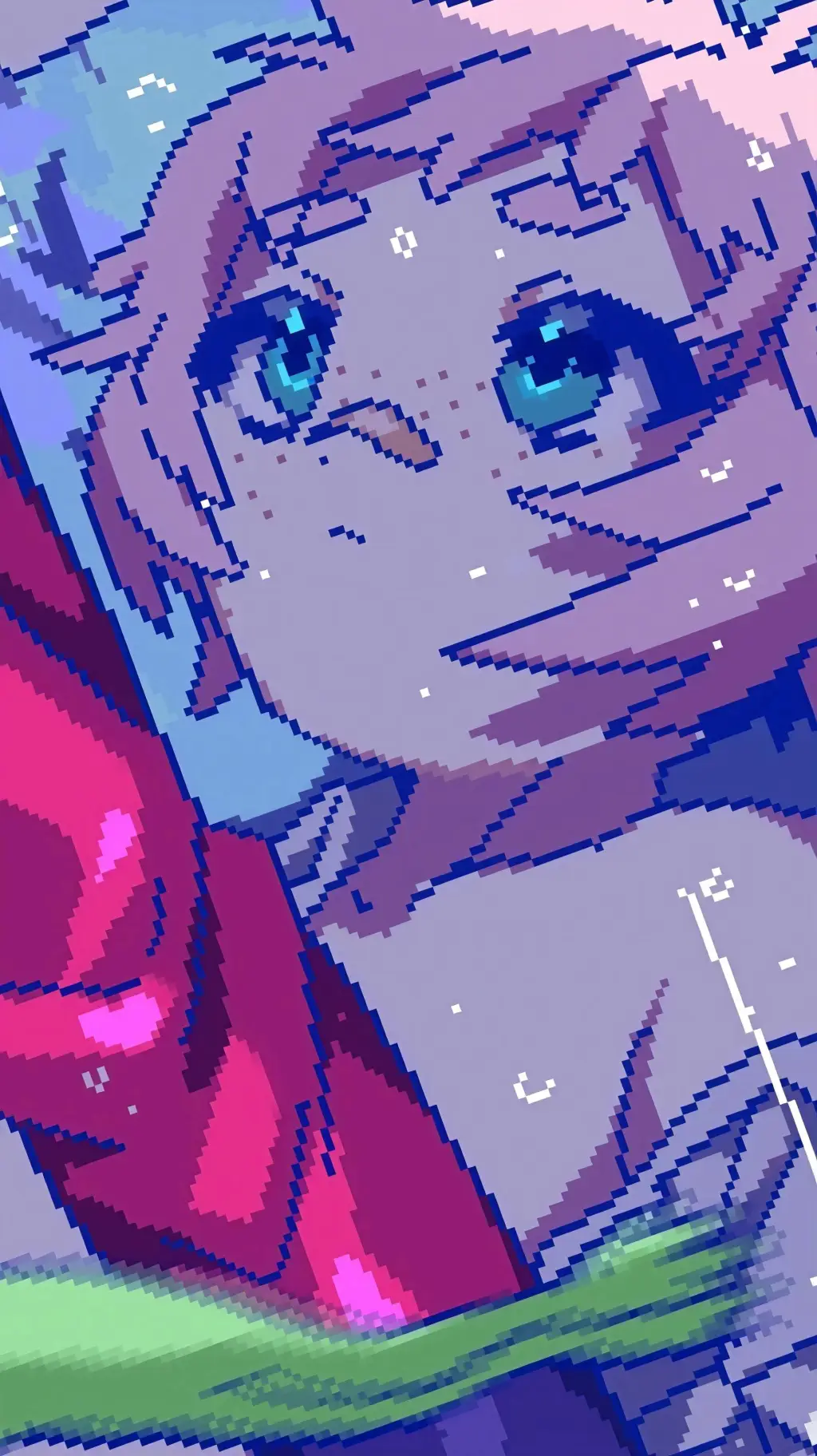 ai character: 棉花糖 background