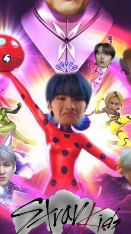 ai character: stray kids  background