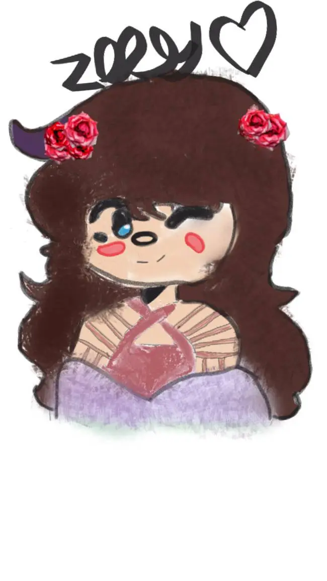 ai character: Lily or  Zoey💜 background