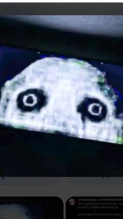 ai character: fnaf 4 glitch 😱😱😱😱 background