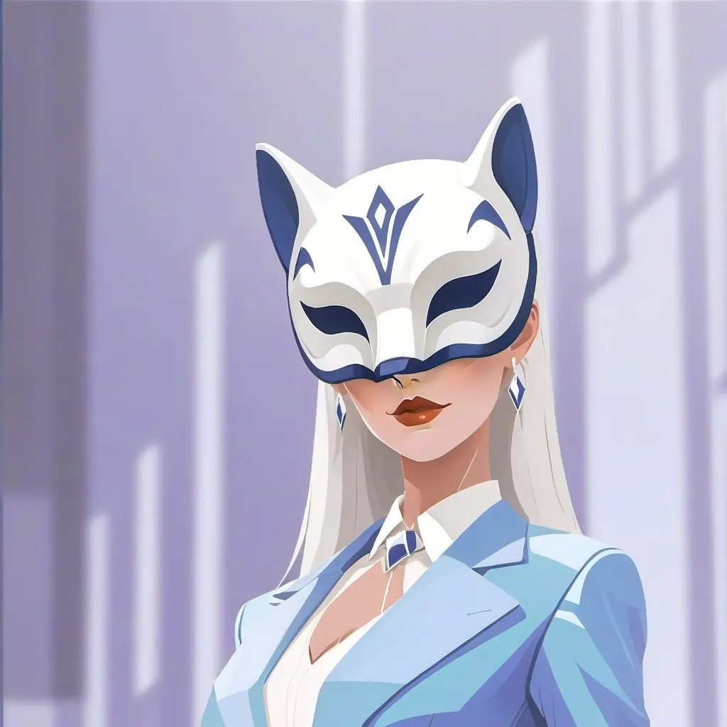 chat with ai character: white fox