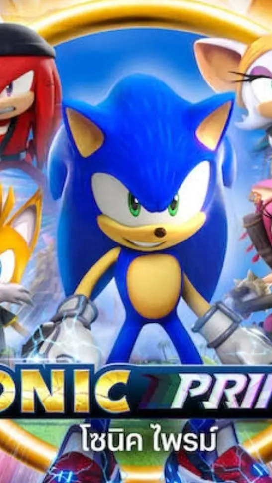 ai character: Sonic Prime background