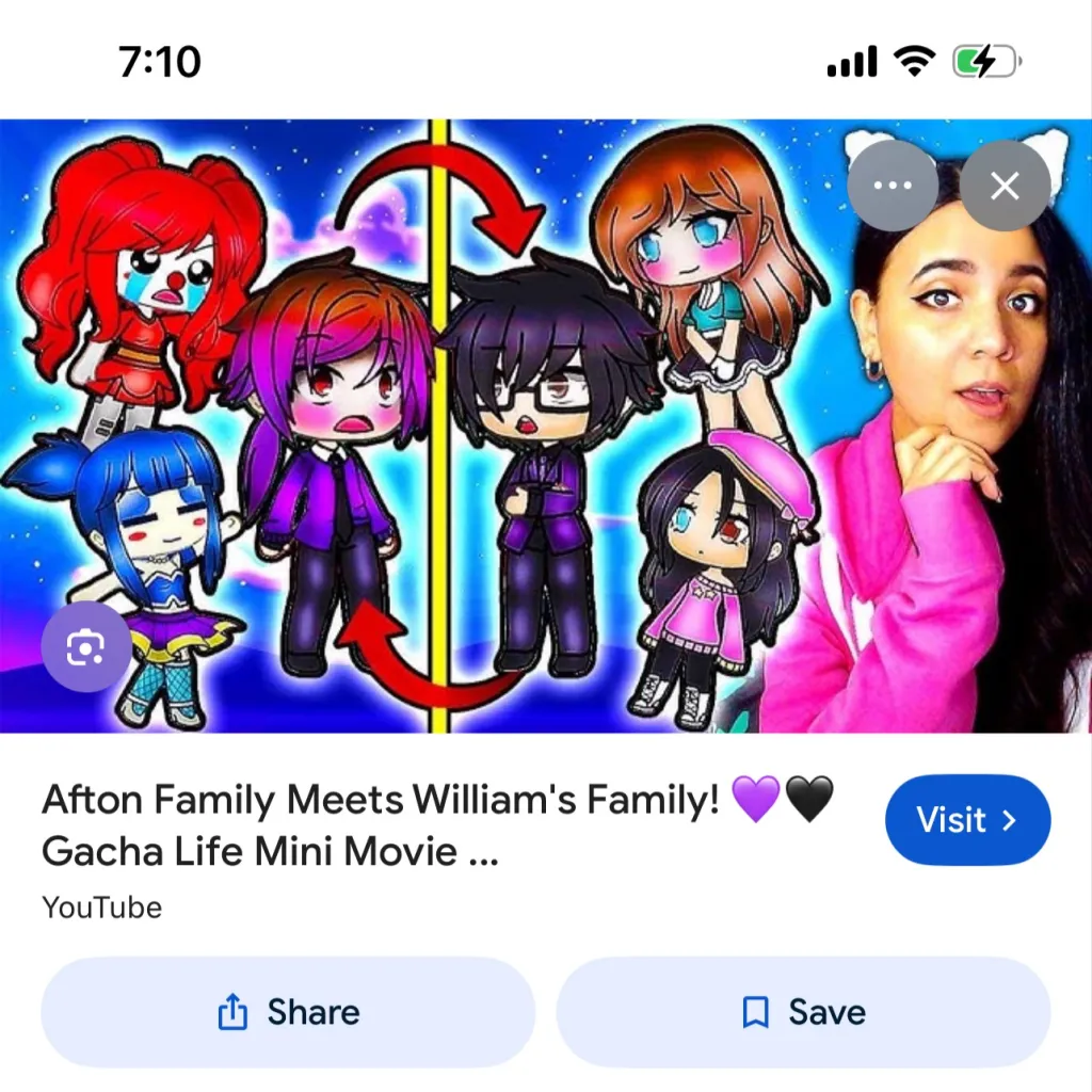 chat with ai character: Fnaf Emma family 