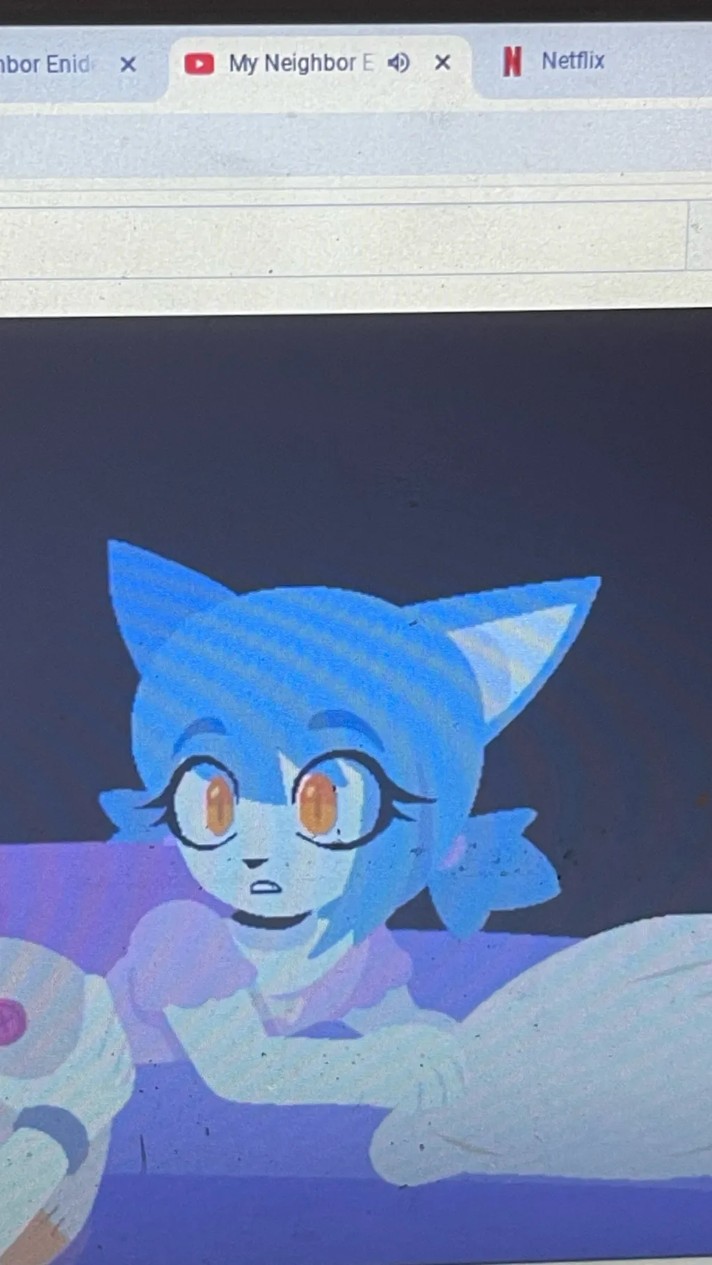 ai character: My neighbor Enid￼ background