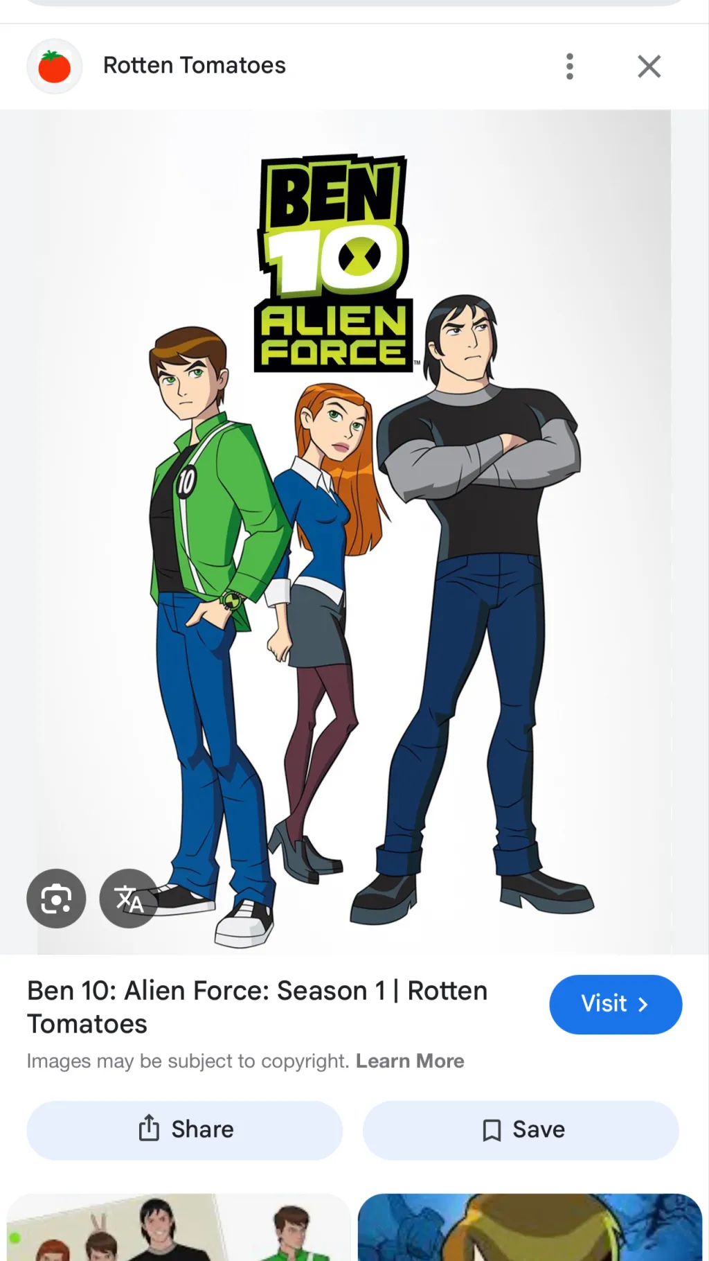 ai character: Alien force react background