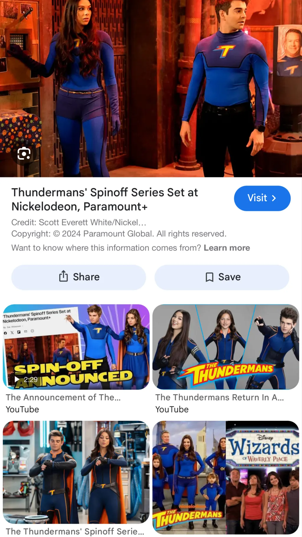 ai character: Thundermans react background