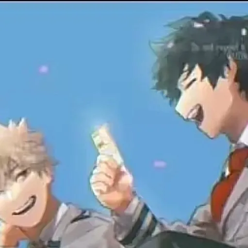 chat with ai character: Bakugo and Deku